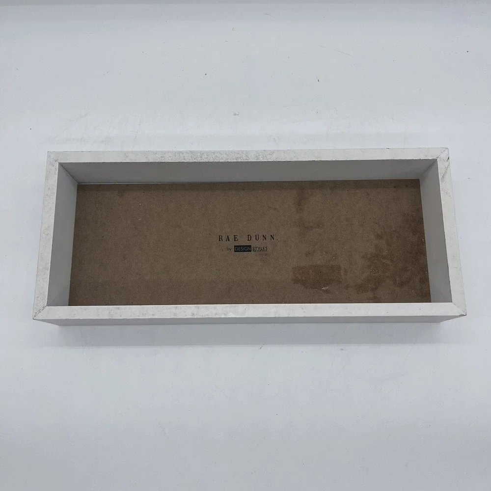 Rae Dunn Hand Sanitizer Sign White Wood Shadow Box Home Decor Farmhouse
